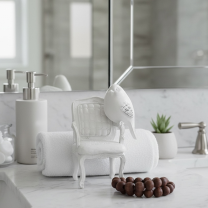 Bird on chair Figurine