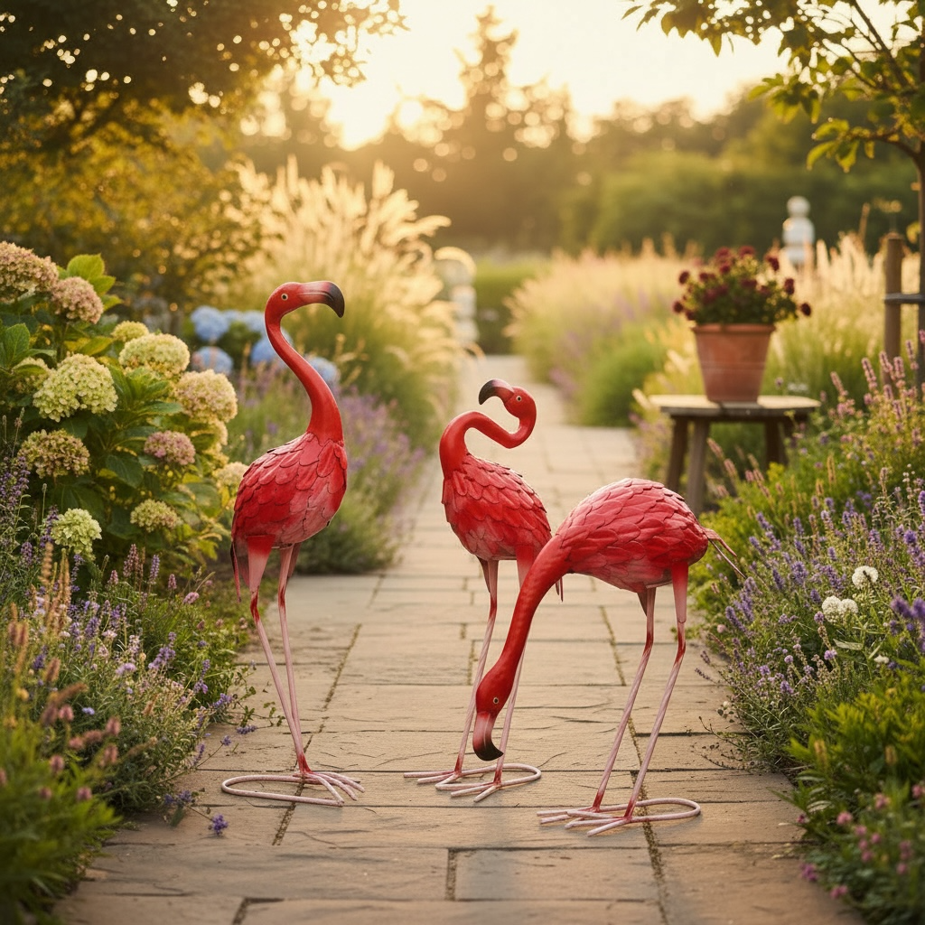 Flamingo set of 3