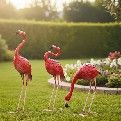 Flamingo set of 3