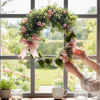 Floral whisper wreath