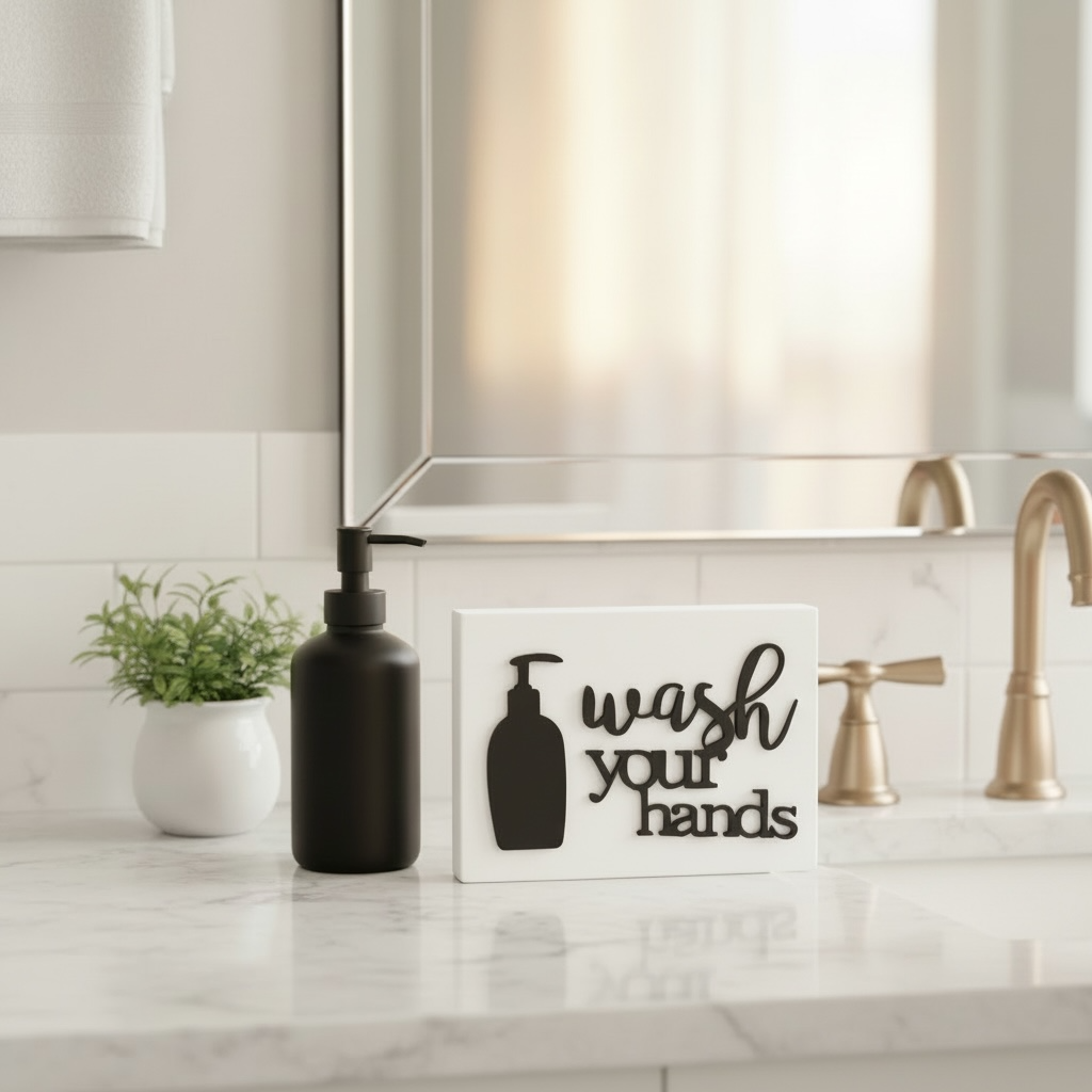 Wash your hands WHITE