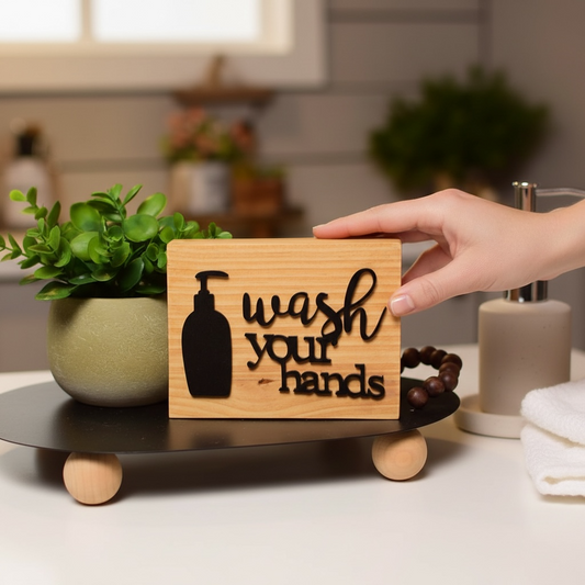 Wash you hands BROWN