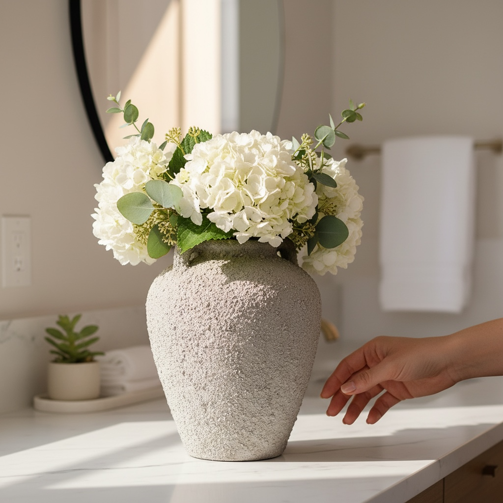 Grey antique vase