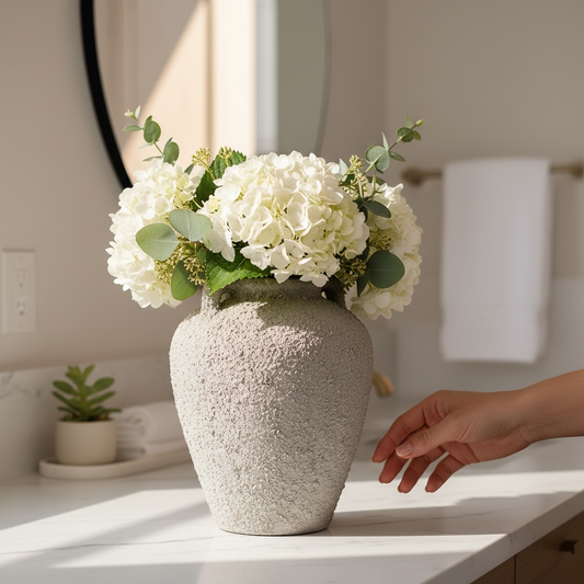 Grey antique vase