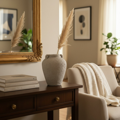 Grey antique vase