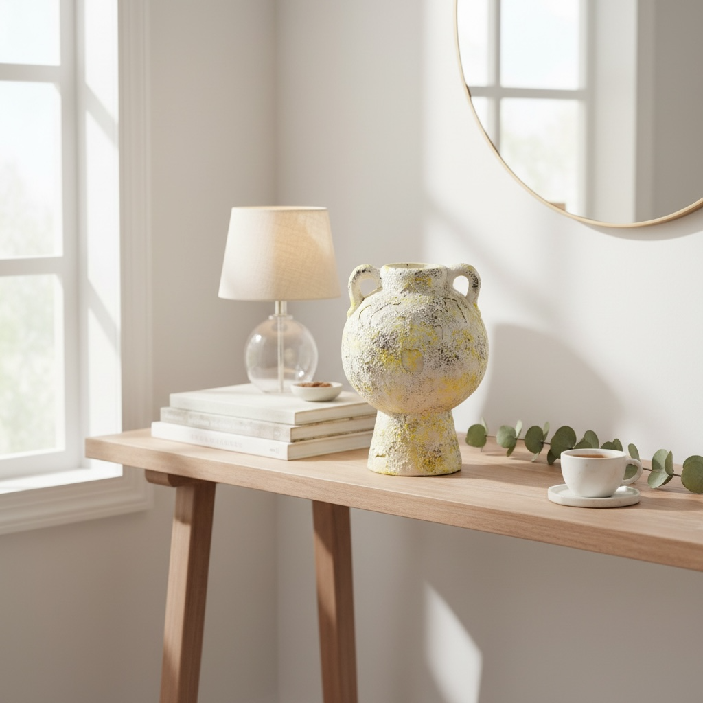 Yellow Boho vase