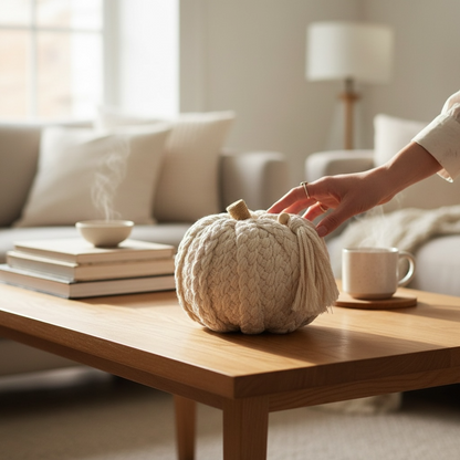 Yarn Off white pumpkin
