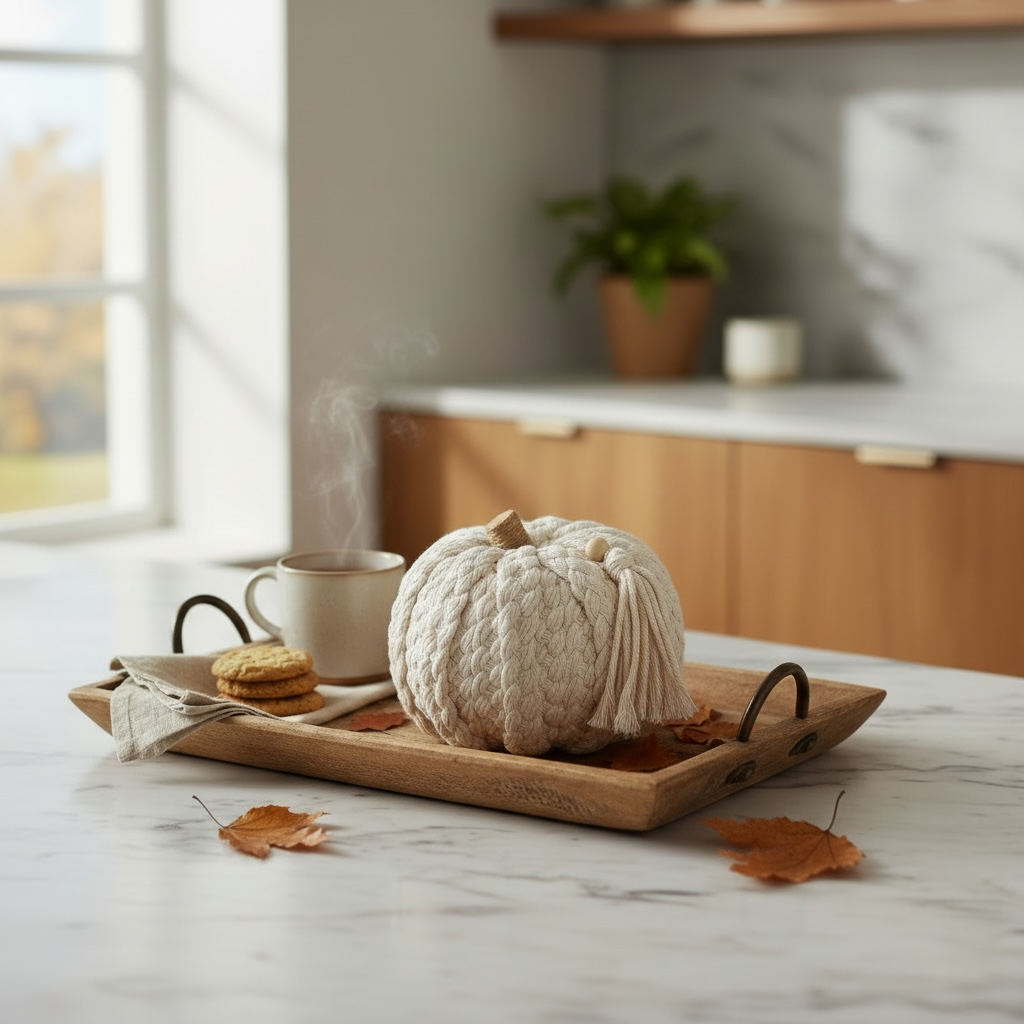 Yarn Off white pumpkin