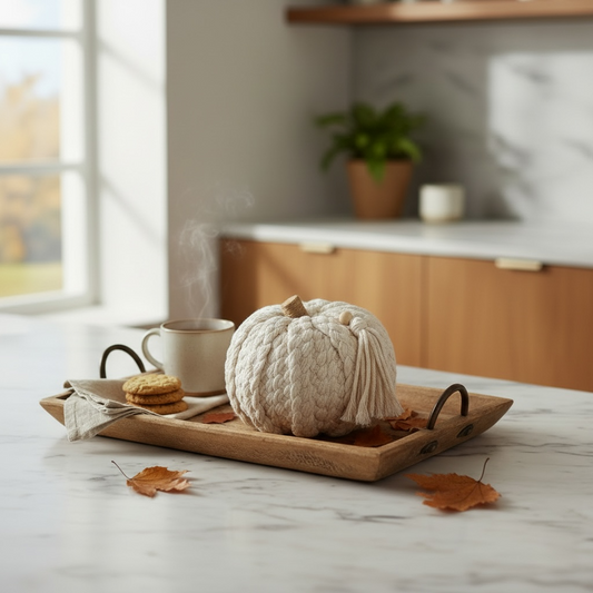 Yarn Off white pumpkin