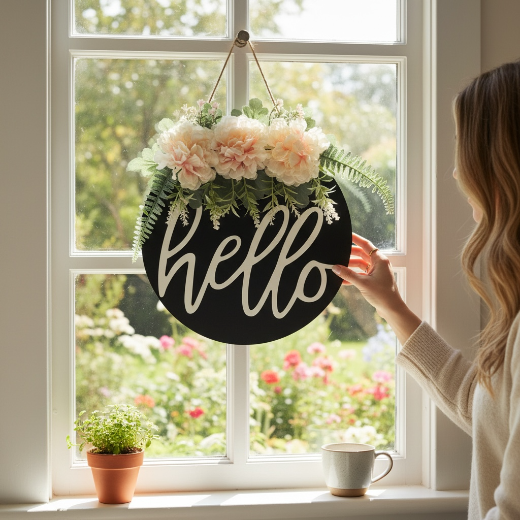 Hello wreath