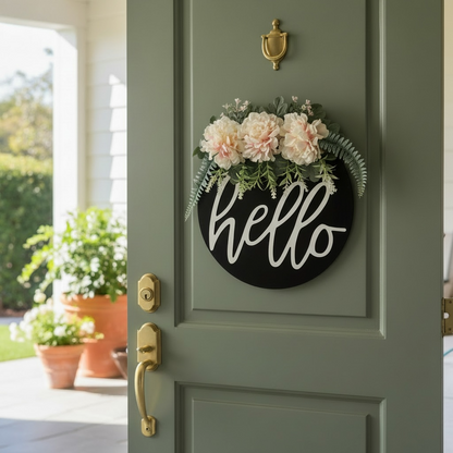 Hello wreath