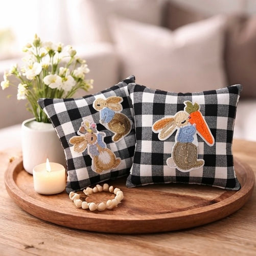 Gingham Cushion set of 2