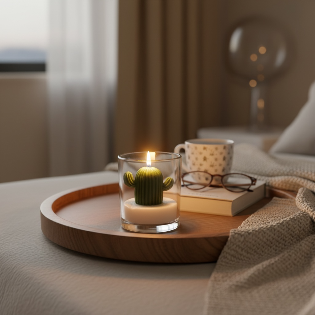 Cactus Shape candle