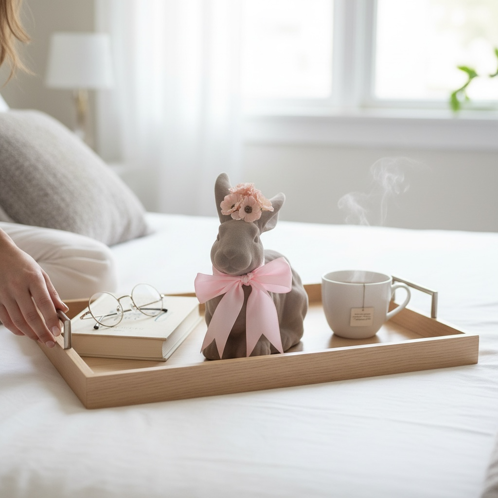 Mauve Fibre Bunny