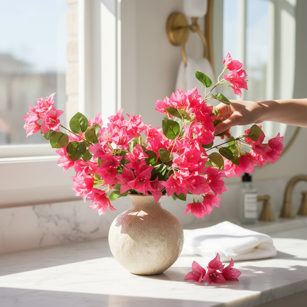 Bougainvillea stick (magenta) Set of 6