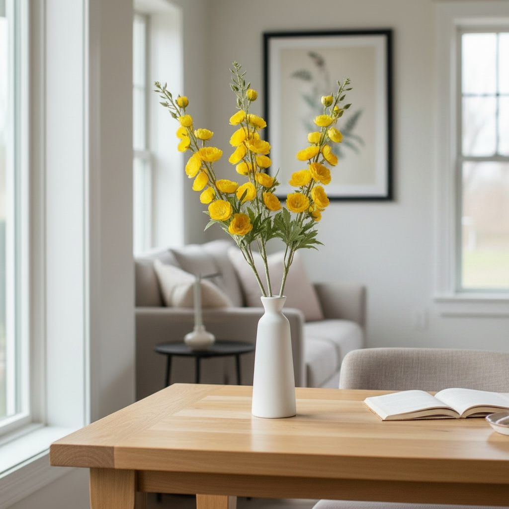 Bright yellow Sunbloom (Set of 2)
