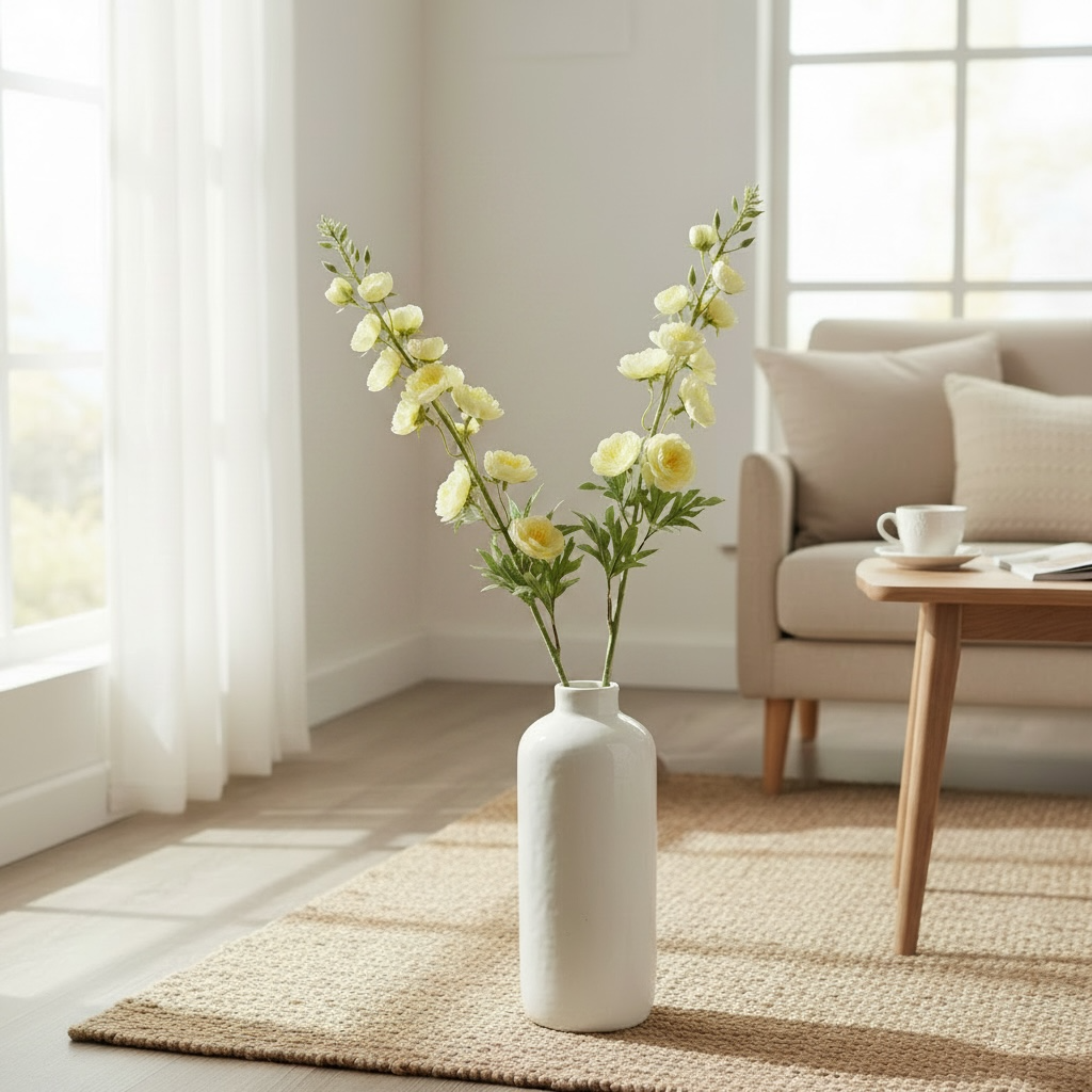 Pastel yellow Sunbloom Set of 2