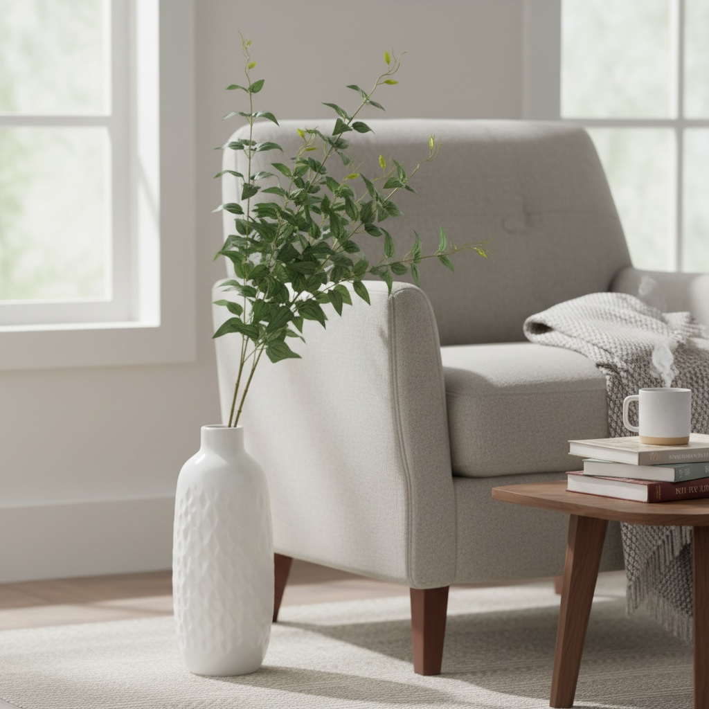 Faux greenery stem (Set of 2)