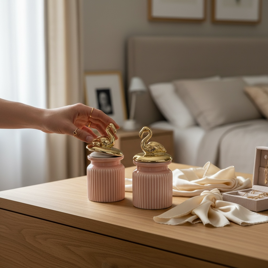 Flamingo Jar set