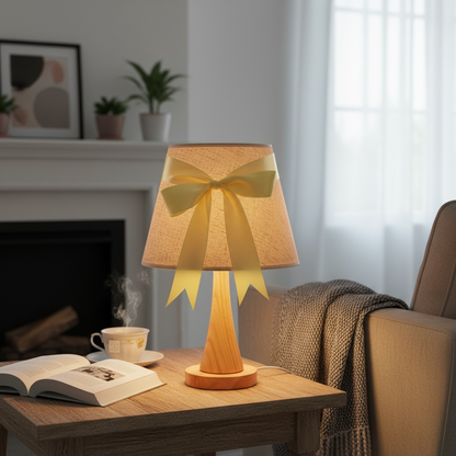 Yellow bow Lamp