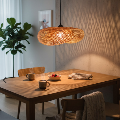 Oval Weave Pendant Lamp
