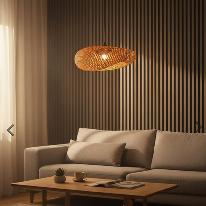 Oval Weave Pendant Lamp