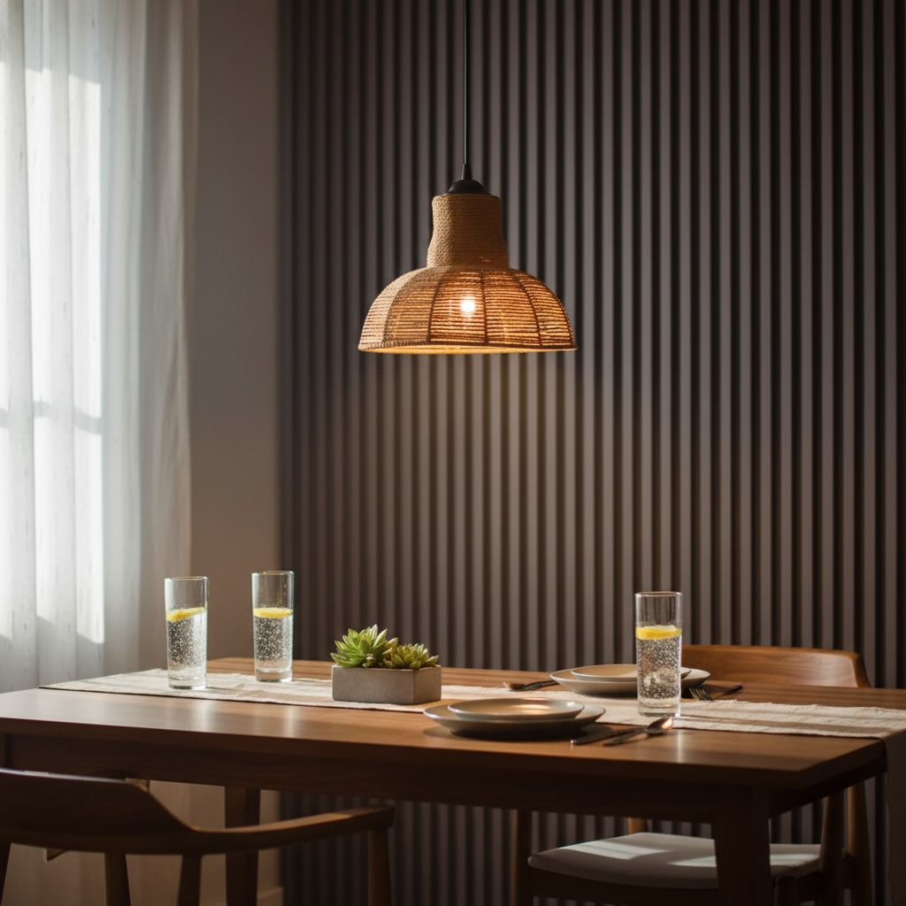 Classic Rope Bell Pendant Lamp