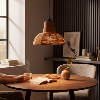 Classic Rope Bell Pendant Lamp