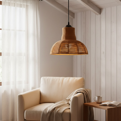 Classic Rope Bell Pendant Lamp