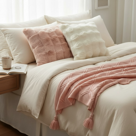 Luxe Throw & Cushion Duo Set
