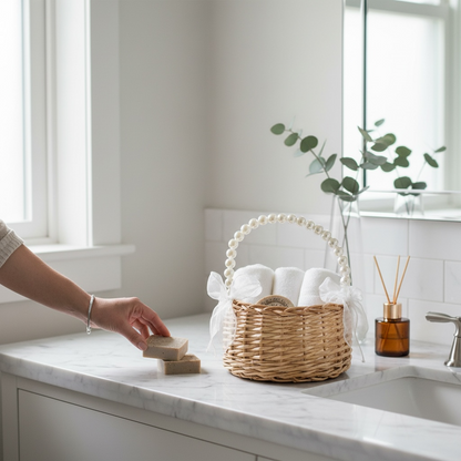 The Pearl Wicker Basket (Set of 2)