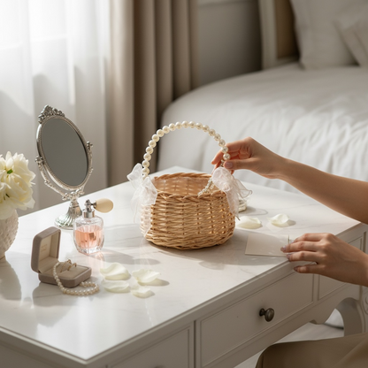 The Pearl Wicker Basket (Set of 2)