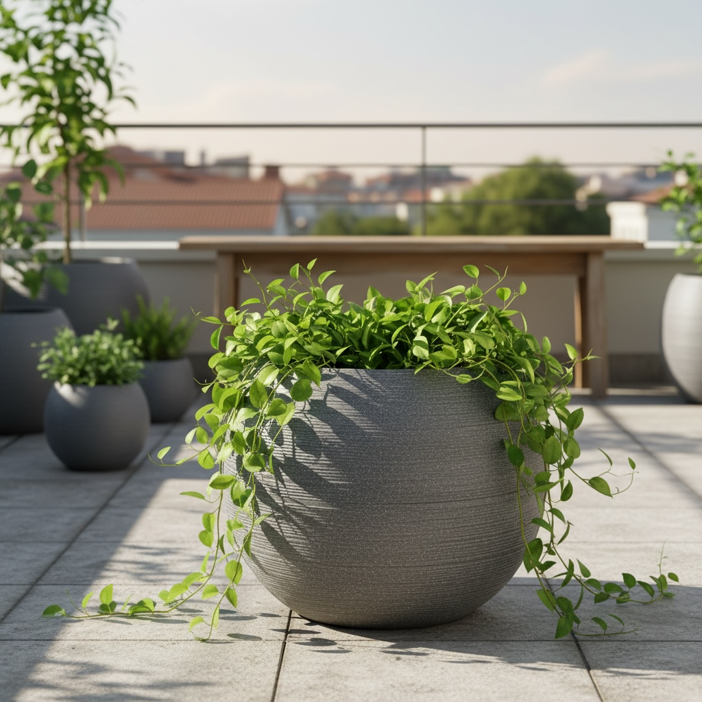 Zen Stone Planter