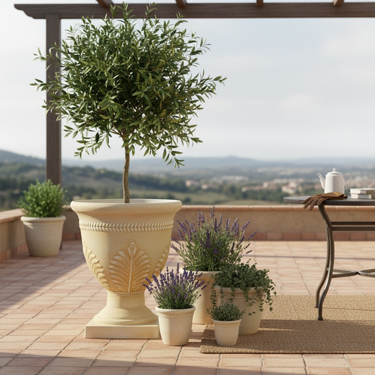 Vintage Laurel Planter