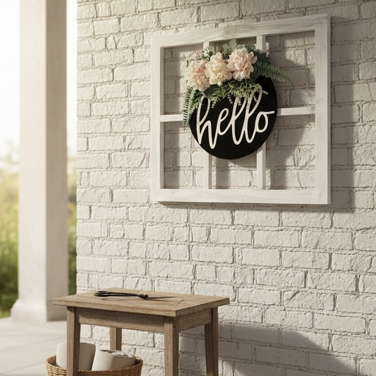 Hello Window Frame
