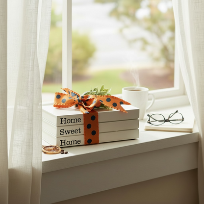 Autumn Charm Book Stack