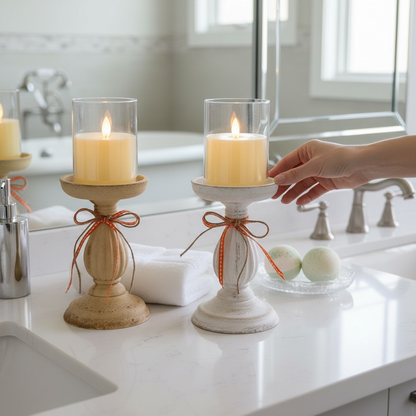 September Glow Candle Holders – Set of 2