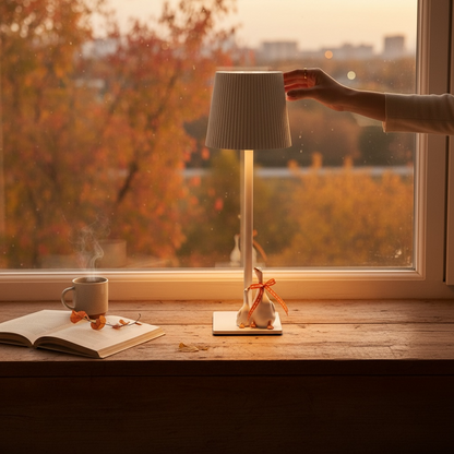 Autumn Duck Duo Touch Lamp
