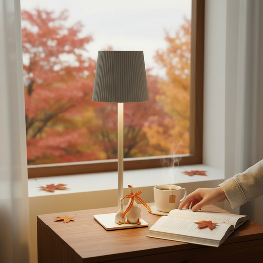 Autumn Duck Duo Touch Lamp