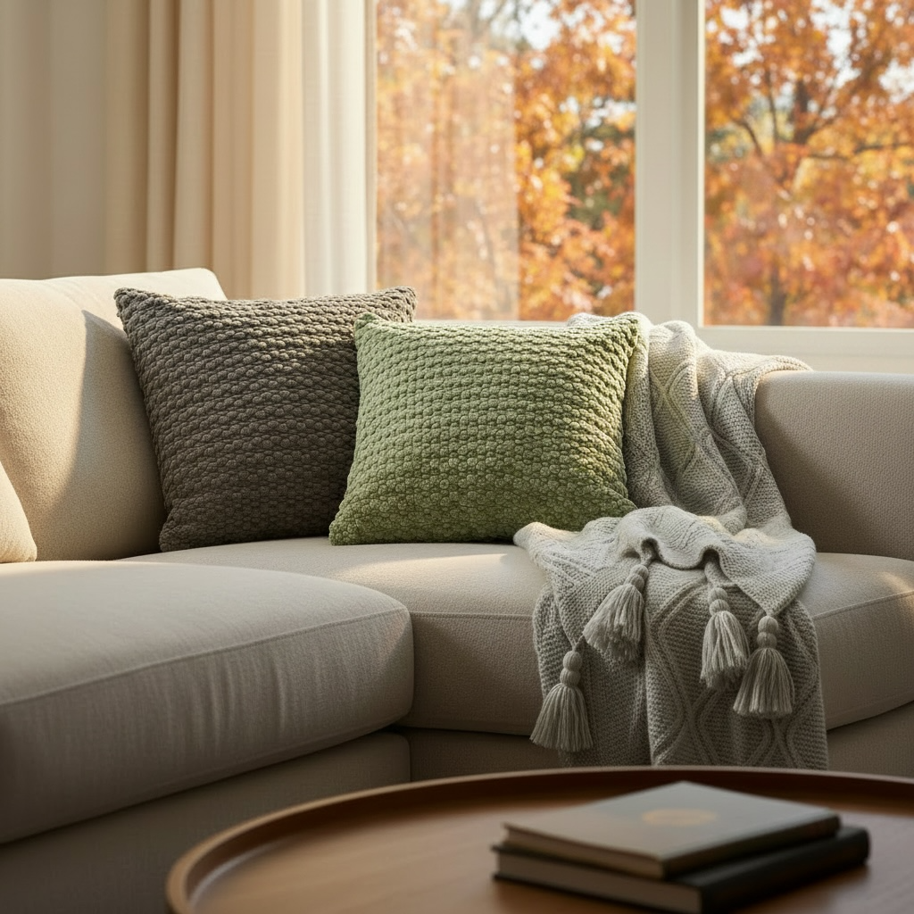 Autumn Throw & Cushion Duo