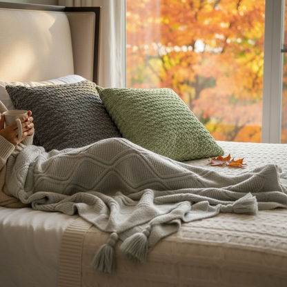 Autumn Throw & Cushion Duo