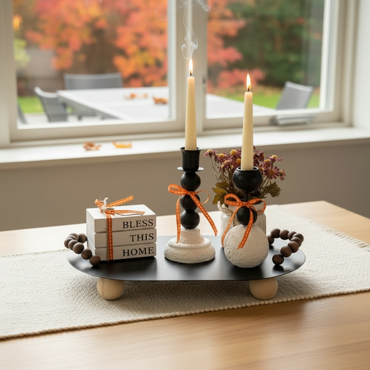 Autumn Hearth Centerpiece Tray