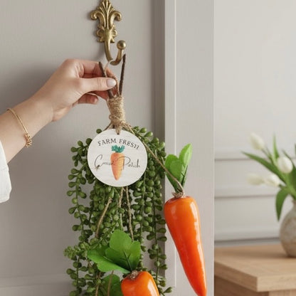 Carrot wall hanging