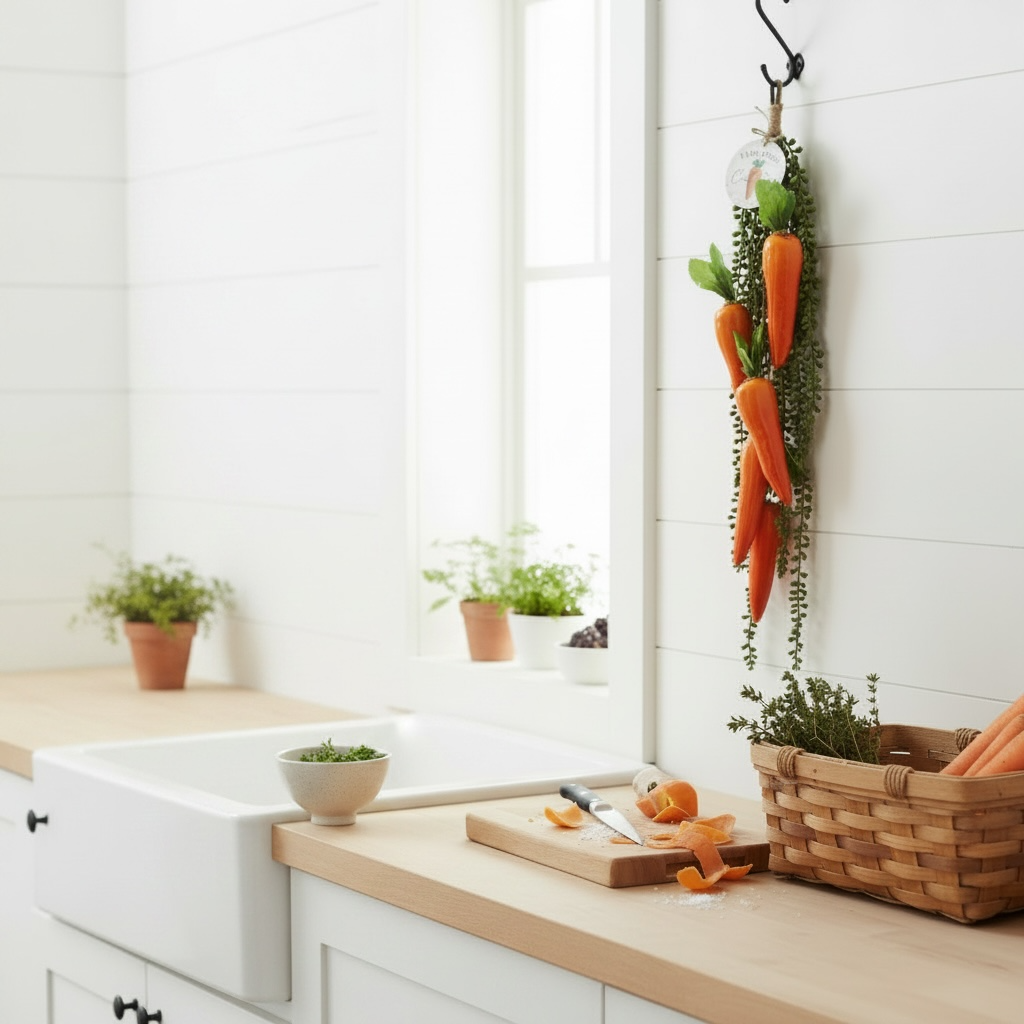 Carrot wall hanging