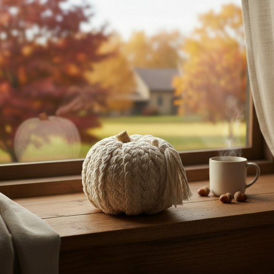 Yarn Off white pumpkin