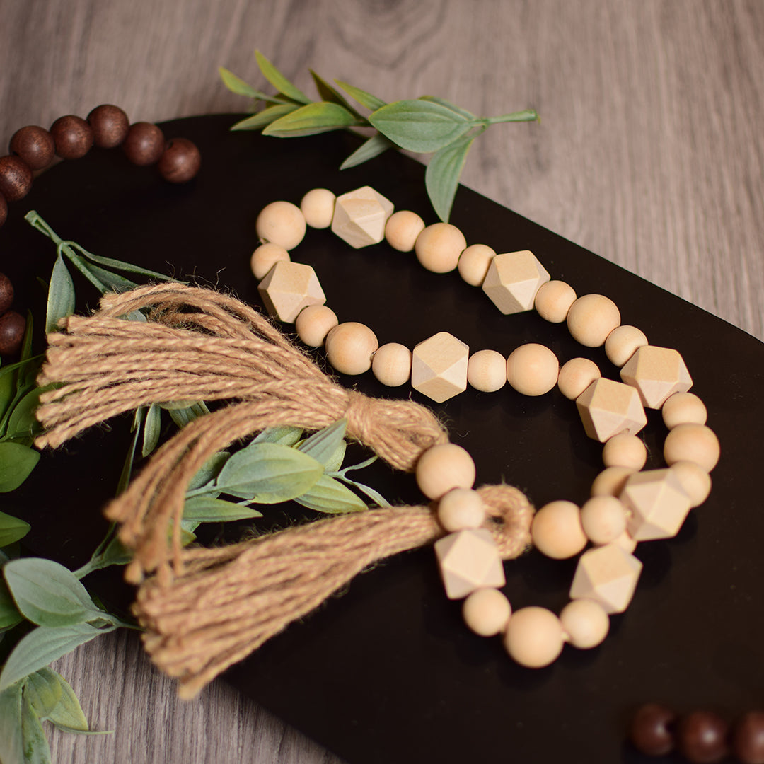 Mini beige round and diamond shape Beads