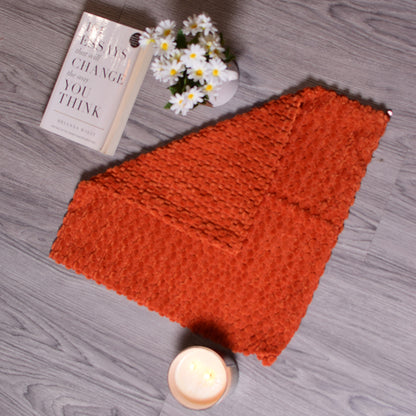 Orange self patch cushion