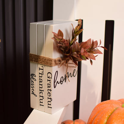 Grateful Thankful Blessed White