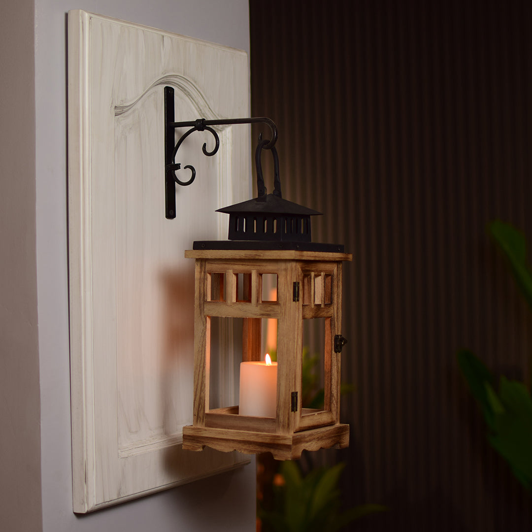 Brown Farmhouse Lantern