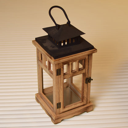 Brown Farmhouse Lantern